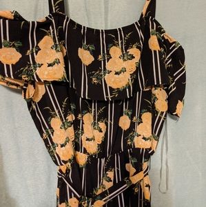 Plus size long romper